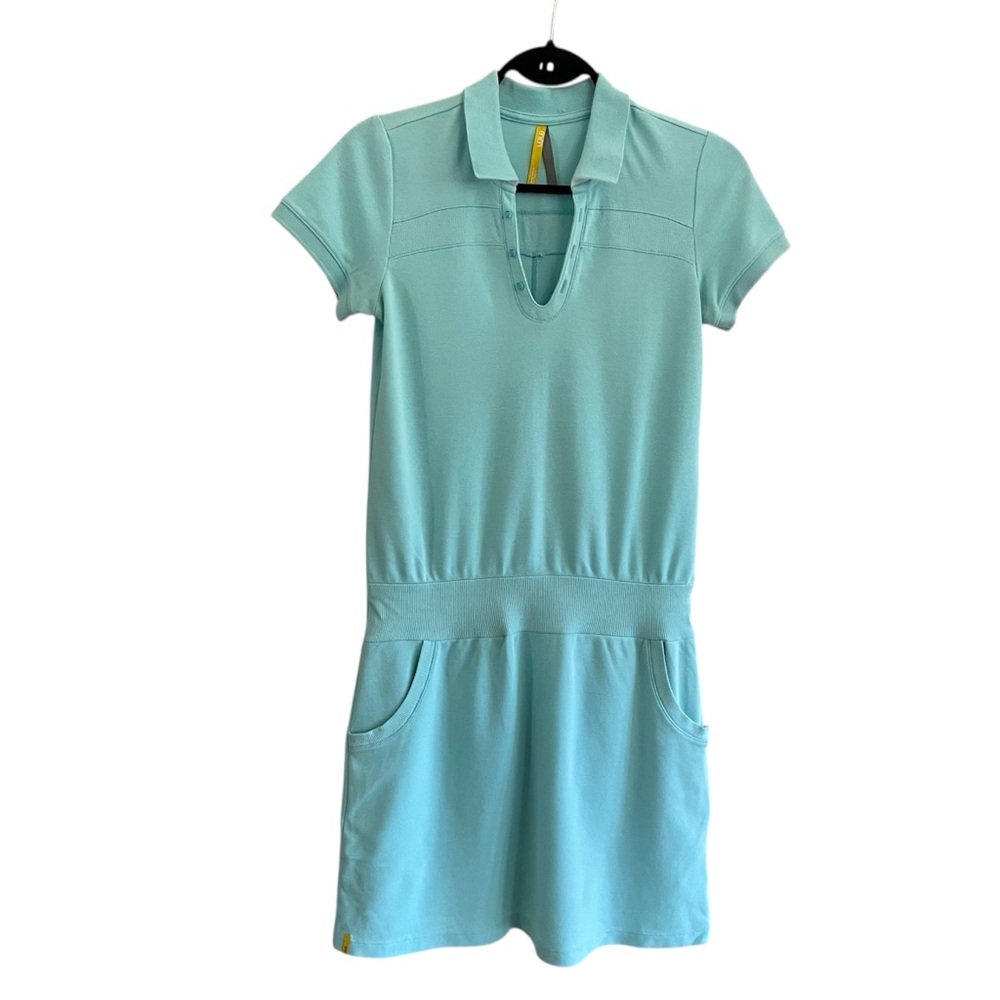 Lole Mint Green Athleisure Short Sleeve Dress